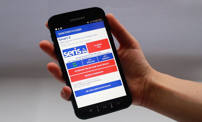 Téléphone Android PTI SERIS Live Mobility 401 - Protection du travailleur isolé