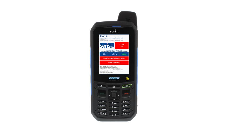 TELEPHONE Android ATEX PTI SERIS Live Mobility 402Ex - Protection du travailleur isolé